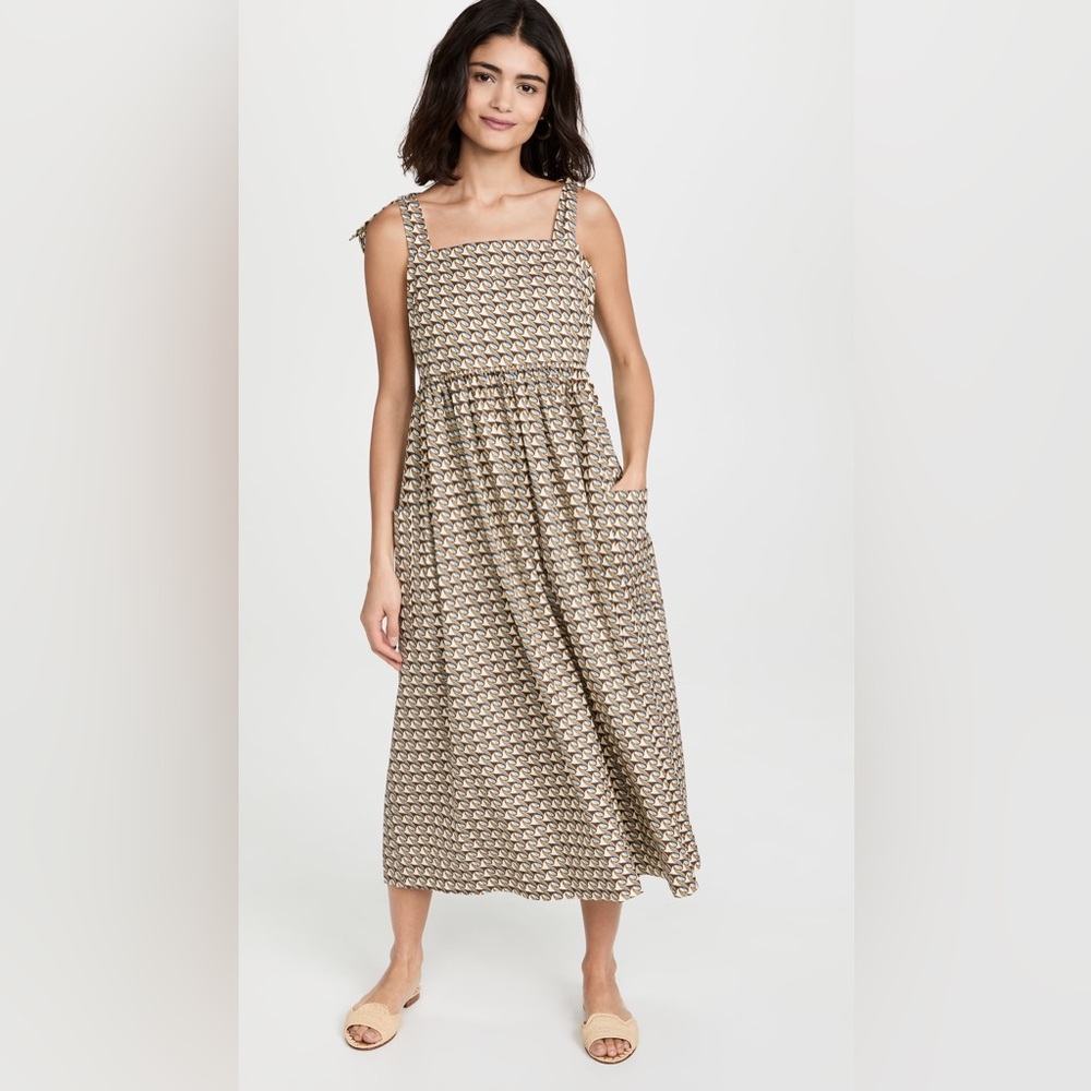 NWT $448 Tory Burch Tie Shoulder Beach Dress
